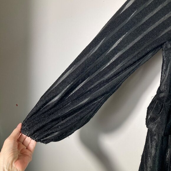 House of Harlow 1960 Revolve Adelita Dress Black L NWT - Picture 5 of 11